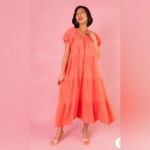 Ivy City Harvey Dress in Coral sz 2X NWT